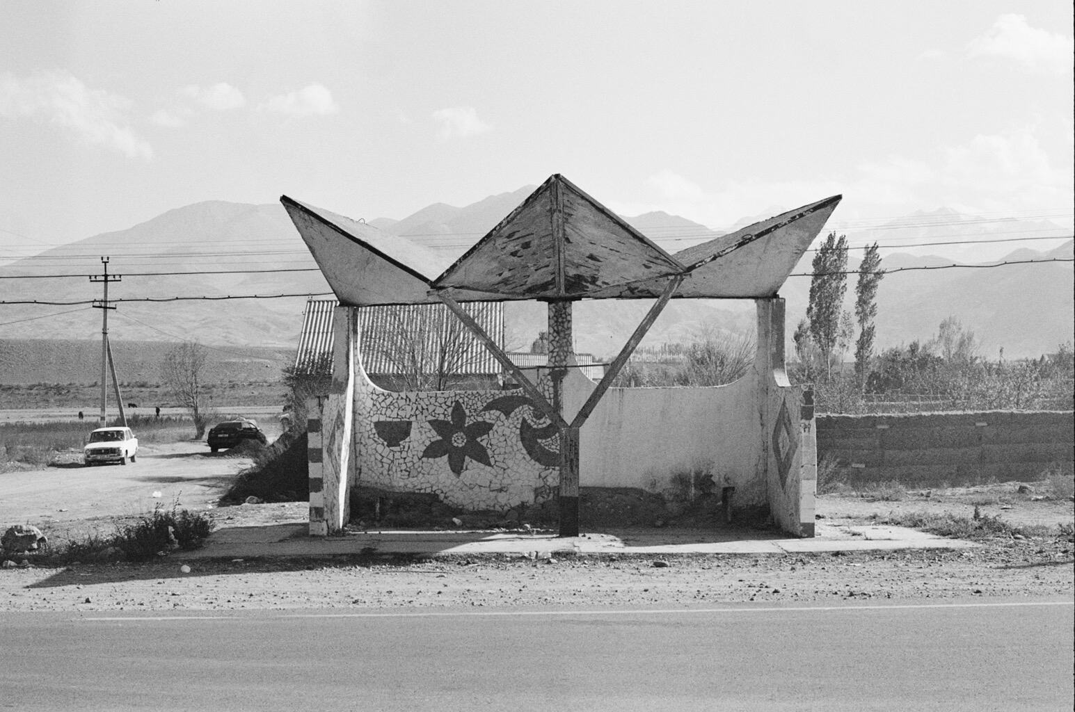 Bus Stop, Tokmok, Kyrgyzstan